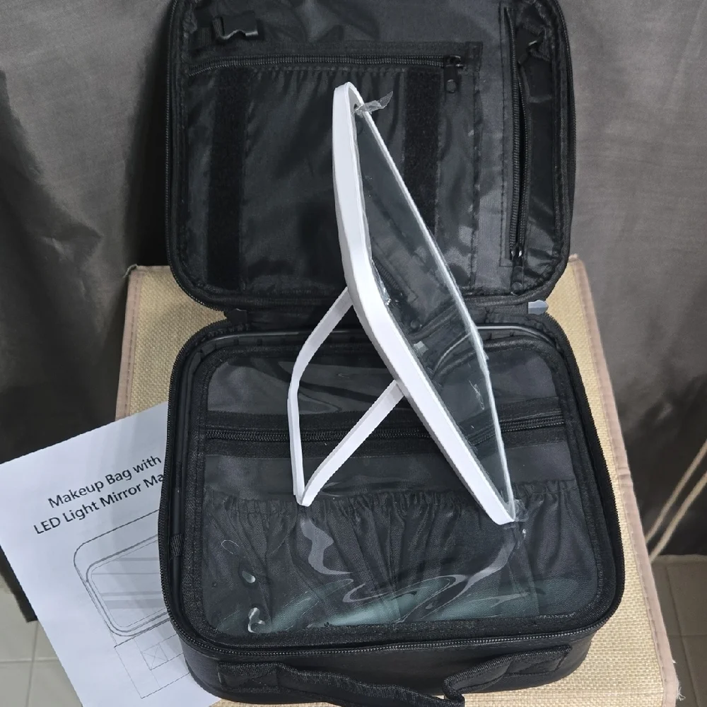 SALE! Portable LED Mirror with Black Cosmetic Case